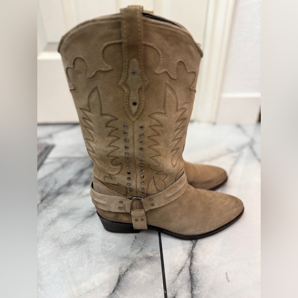 Free People Rodeo Riding Boots-Size 8-New In Box - Picture 7 of 17